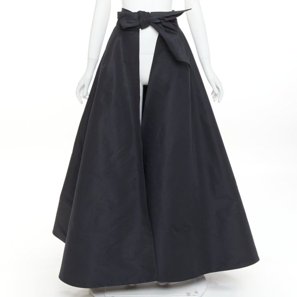 Alexandre Vauthier Duchess Satin Train Skirt
